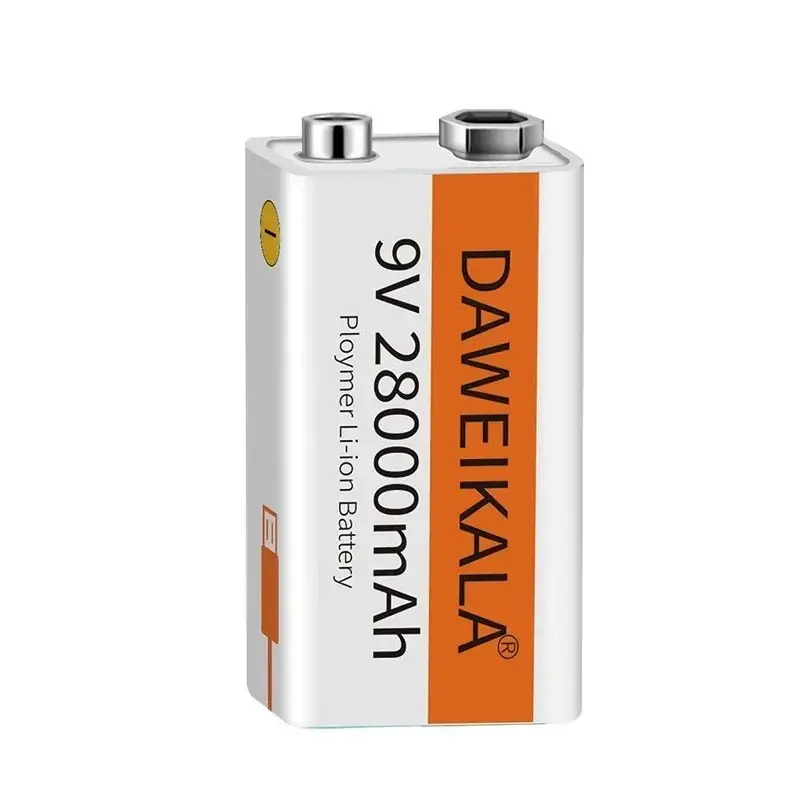 Bateria 9V Recarregável 28000mAh